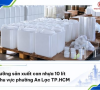 Xưởng sản xuất can nhựa 10 lít ở phường An Lạc 