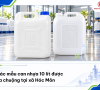 Các mẫu can nhựa 10 lít được ưa chuộng tại xã Hóc Môn 
