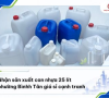 Nhận sản xuất can nhựa 25 lít phường Bình Tân giá sỉ cạnh tranh