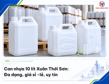 Can nhựa 10 lít tại Xuân Thới Sơn có những mẫu nào?