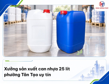 Xưởng sản xuất can nhựa 25 lít phường Tân Tạo uy tín
