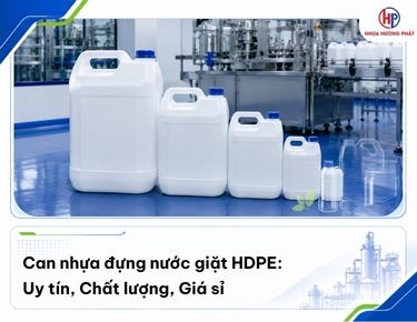 Can nhựa đựng nước giặt HDPE, bền, giá sỉ 