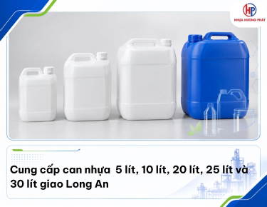 Can nhựa 5L, 10L, 20L, 25L, 30L giao tại Long An 