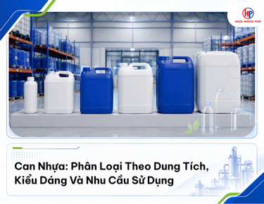 Can nhựa 1L - 30L HDPE đủ kiểu, giá sỉ rẻ, bền TP.HCM