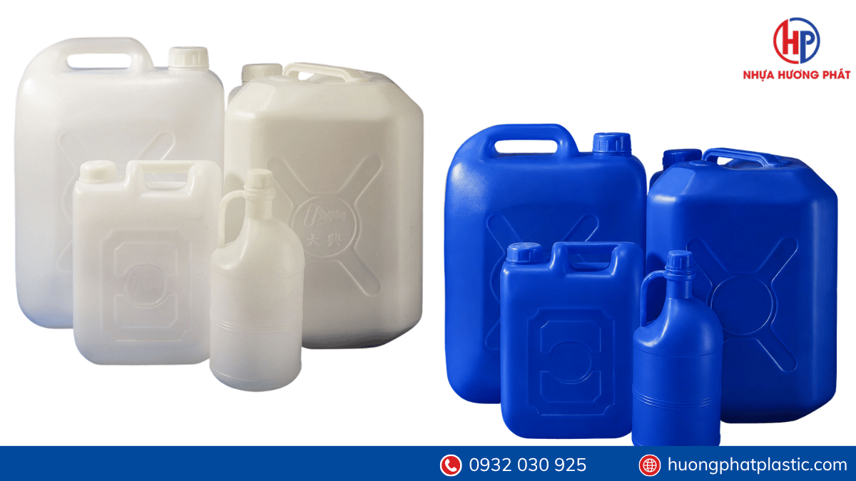 Kích thước và hình dáng can 20 lít