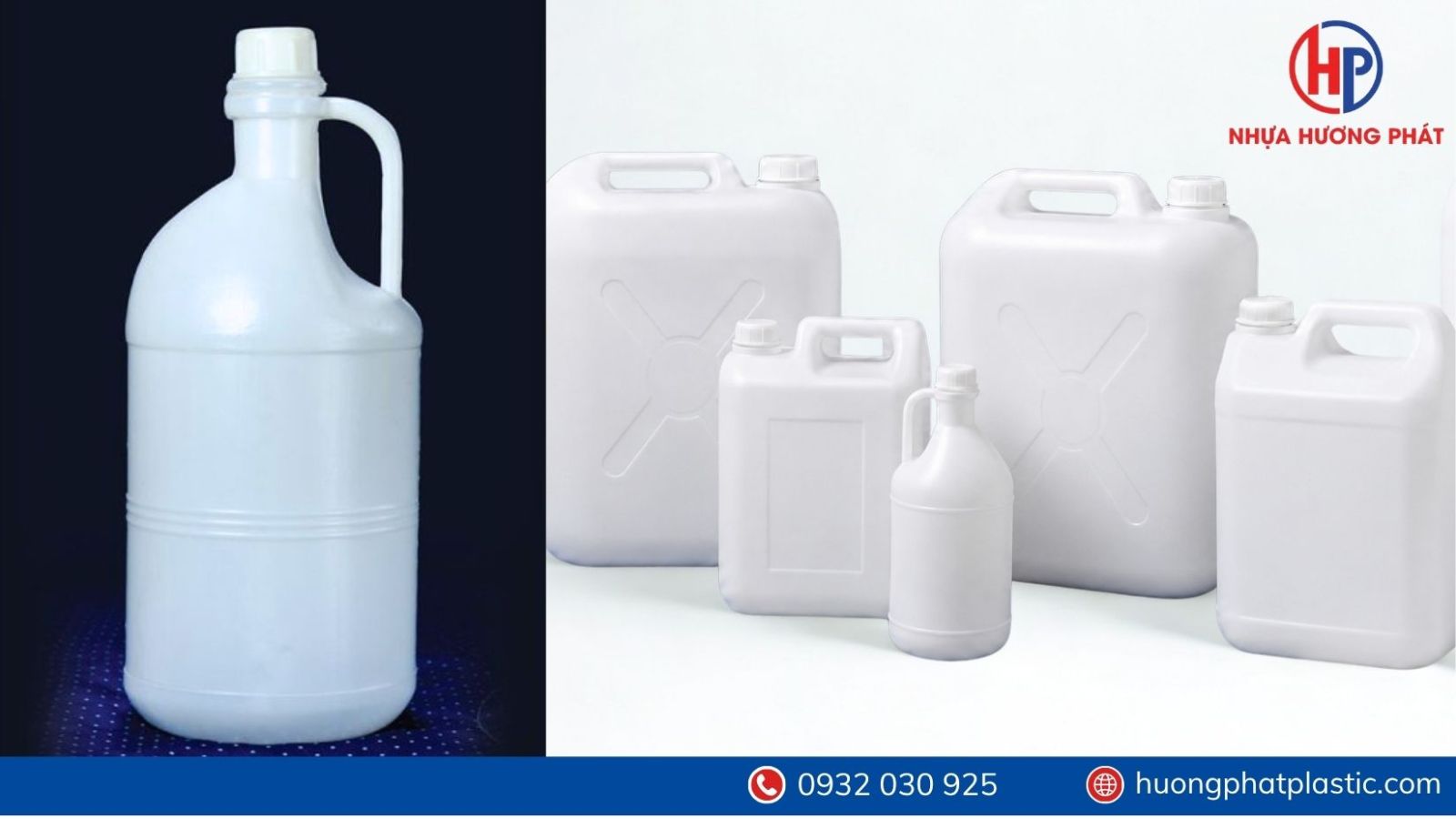 Can nhựa 1 lít đến 5 lít phù hợp đựng dầu nhớt cho xe ô tô, xe máy