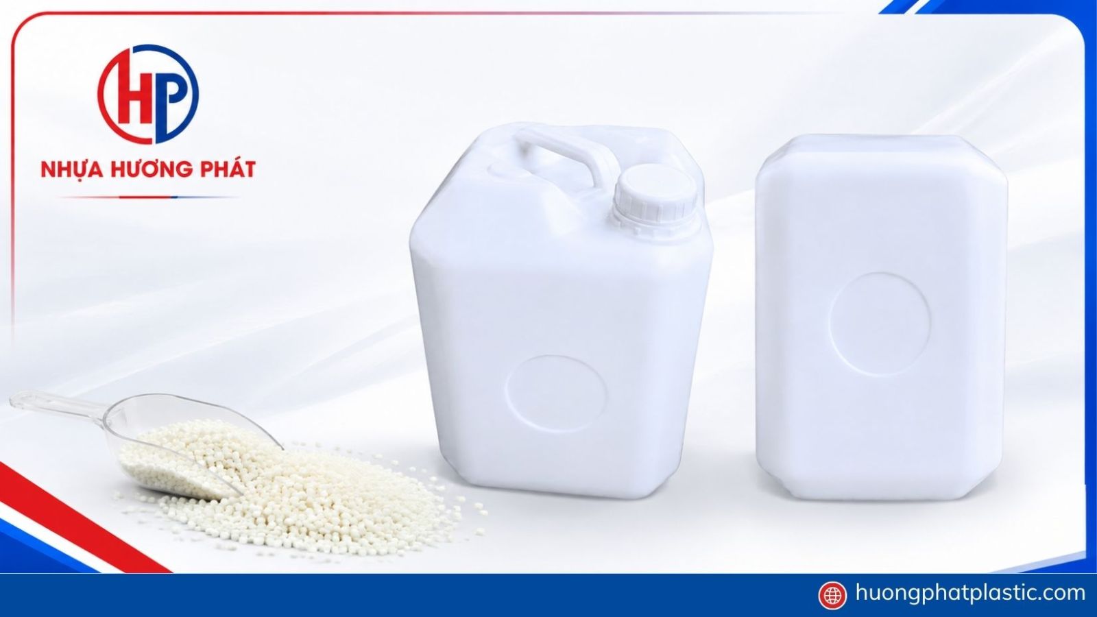Các mẫu can 20 lít màu trắng dành cho khách hàng tại phường An Lạc