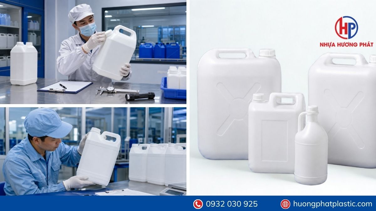Quy trình báo giá can nhựa số lượng lớn cho doanh nghiệp