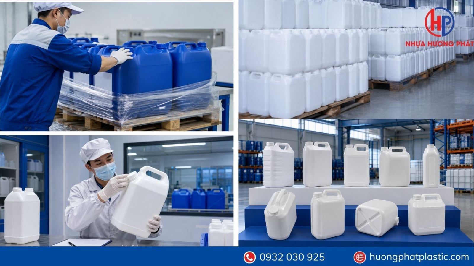 Địa chỉ sản xuất và cung cấp can nhựa đựng dầu nhớt uy tín tận xưởng