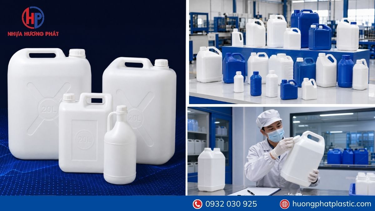 tiêu chí chọn nhà cung cấp can nhựa giá sỉ uy tín