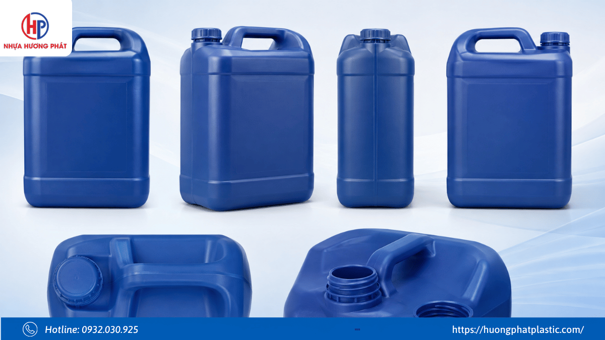 Quy trình chọn can nhựa 25 lít cho doanh nghiệp