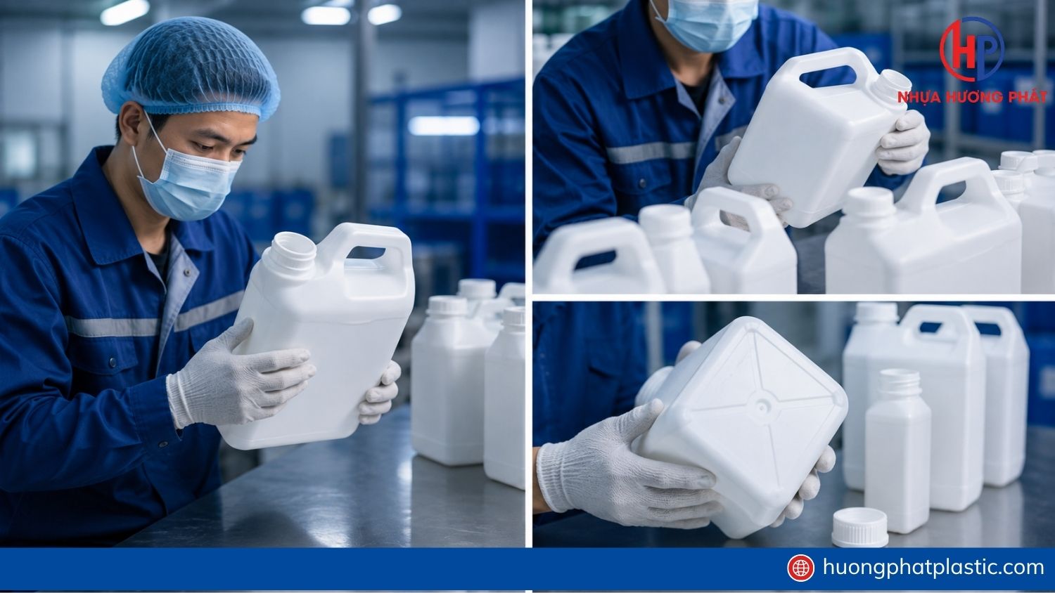 Kiểm tra mẫu can 5 lít dày trước khi đặt số lượng lớn