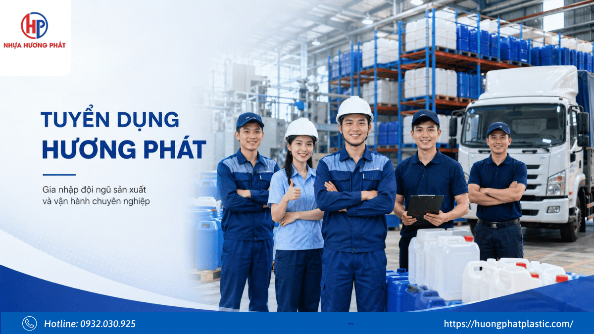 Tuyển dụng lao động nam và tài xế B2 tại Hương Phát