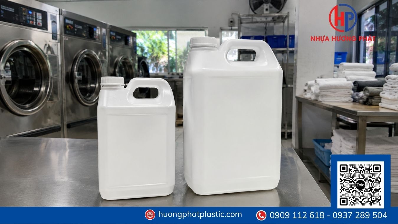 So sánh can nước giặt 5 lít và can nước giặt 10 lít