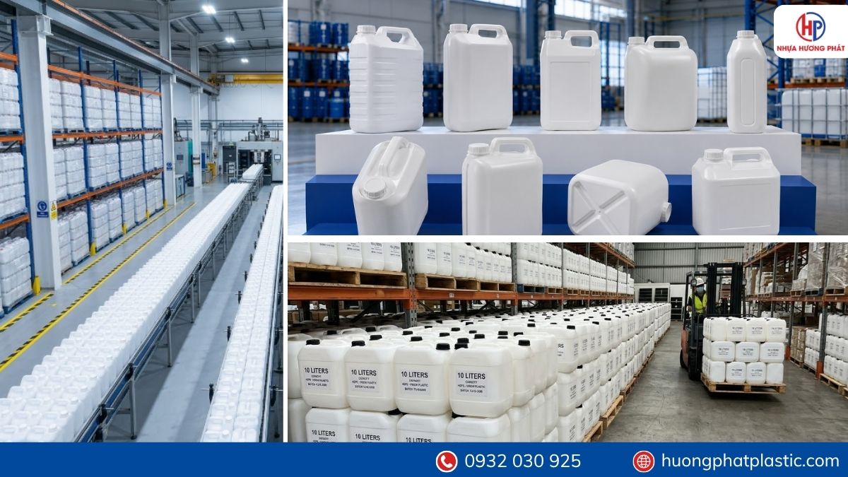 Các mẫu dùng để báo giá can nhựa số lượng lớn