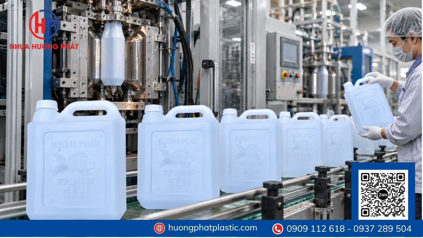 Kinh nghiệm tối ưu chi phí khi đặt can nhựa số lượng nhỏ