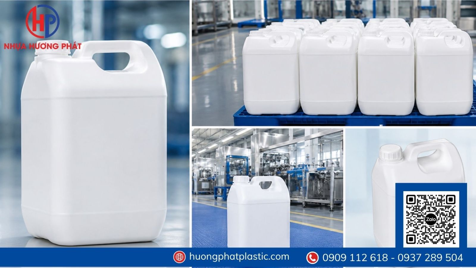 Cơ sở chiết rót ứng dụng can nhựa 5 lít Bà Điểm
