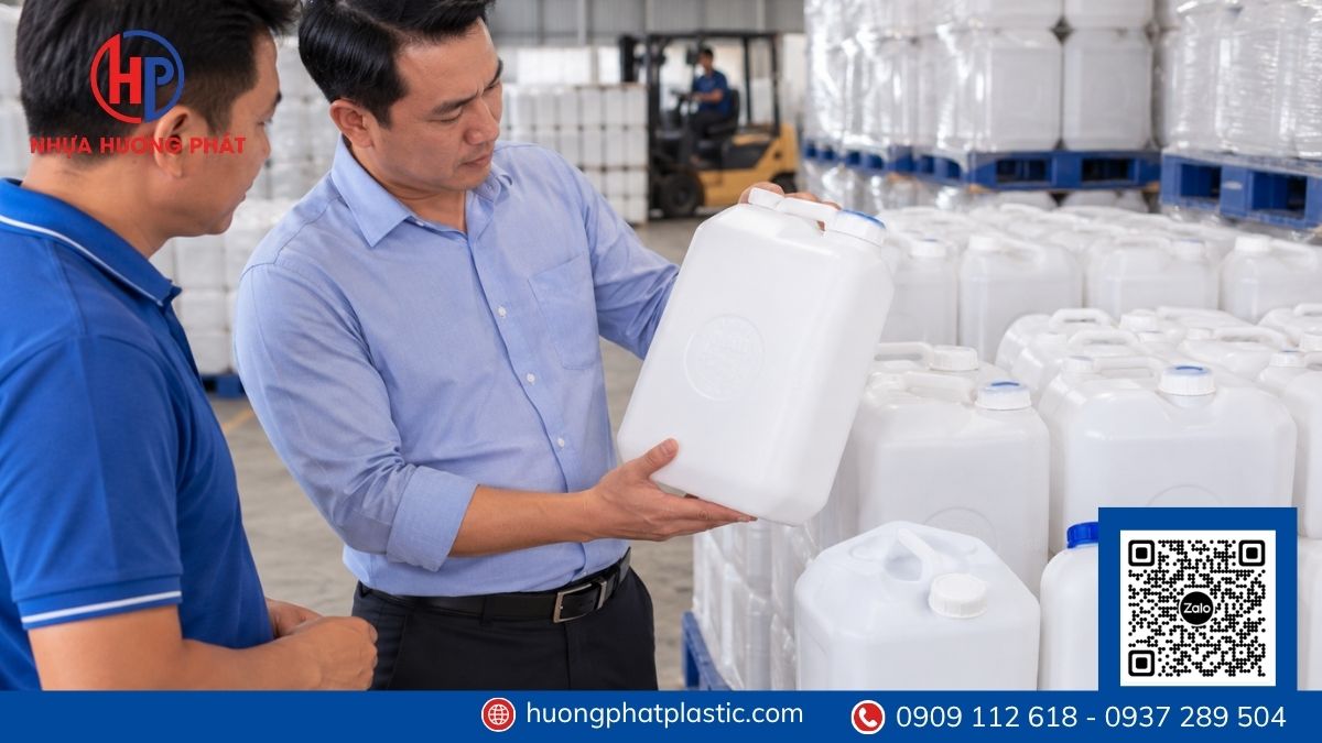 Tiêu chí chọn mua can nhựa 20 lít chất lượng tại khu vực Xuân Thới Sơn