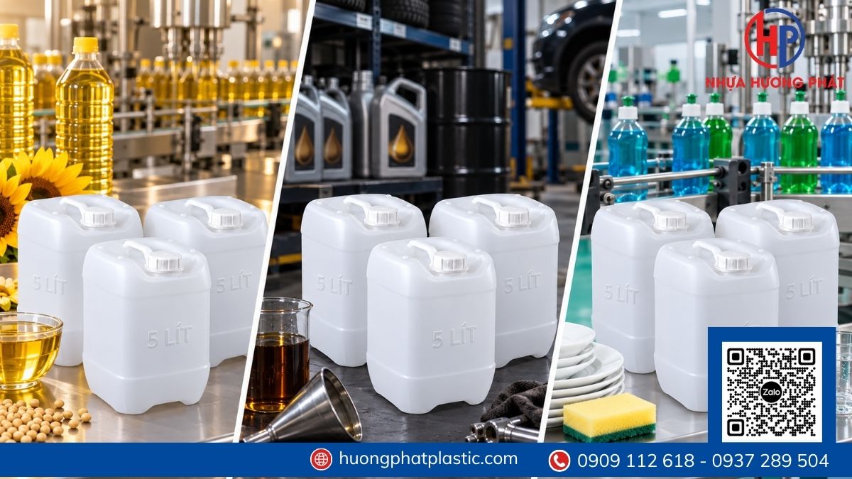 Giá can nhựa ở xã Đông Thạnh tính theo trọng lượng vỏ và loại nhựa