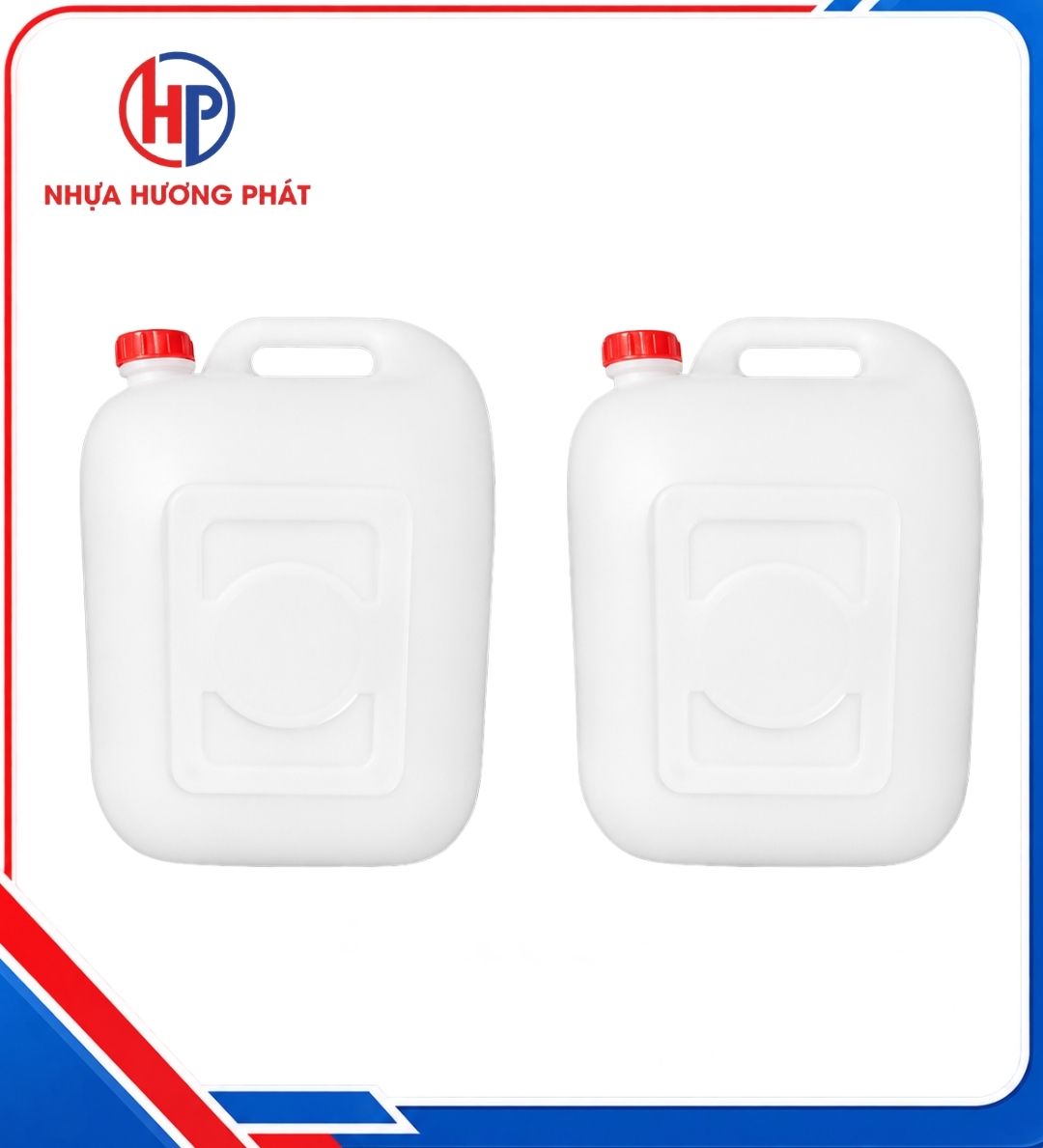 Mẫu can 10 lít hiệu 3 con cá