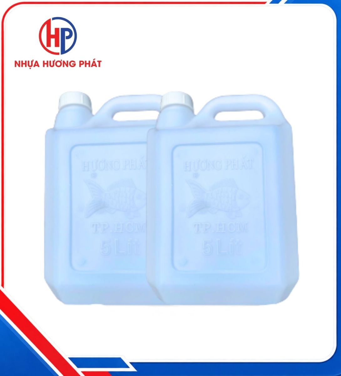 Mẫu can 5 lít con cá loại mỏng